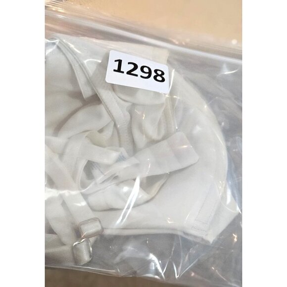 Olga Comfort Perfect Coverage Bra 36C Lined Solid White Underwire Molded 1590SC - Picture 9 of 9